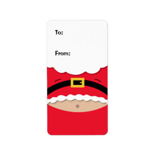 Funny Christmas Gift Tag Label