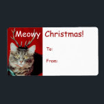 Custom Christmas Labels, Personalized Photo Christmas Labels | Ribbet! UK Online Lab