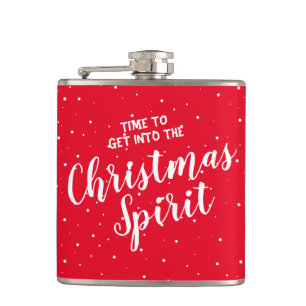Funny Christmas Gift White Elephant Party Modern Hip Flask