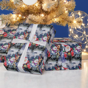 Funny Christmas Gift Wrapping Paper Happy Friends