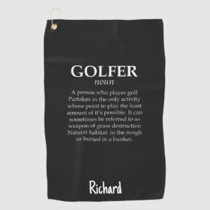 Funny Christmas Gifts For Golfers Personalized Gag Golf Towel