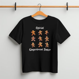 Funny Christmas Gingerbread man for Baker T-Shirt