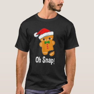 Funny Christmas Gingerbread Man Oh Snap Sweater Me