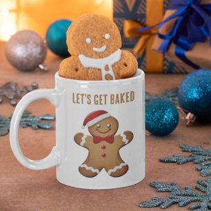 Funny Christmas Gingerbread Man Personalized  Coffee Mug