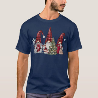 Funny Christmas Gnome Christmas Gnome Pajama Chris T-Shirt