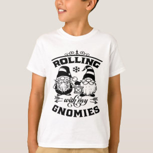 Funny Christmas Gnome Cute Kids Girls Boys Women G T-Shirt