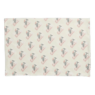 Funny Christmas Gnome  Pillowcase