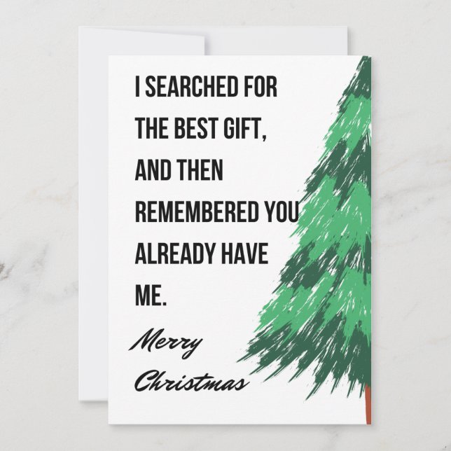 Funny Christmas Greeting Card (Front)