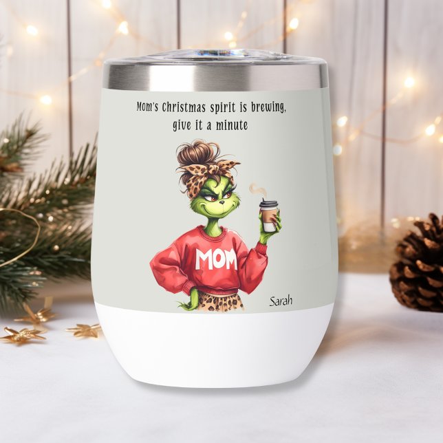 Funny Christmas Grumpy Green Fur Women-Mum (Creator Uploaded)