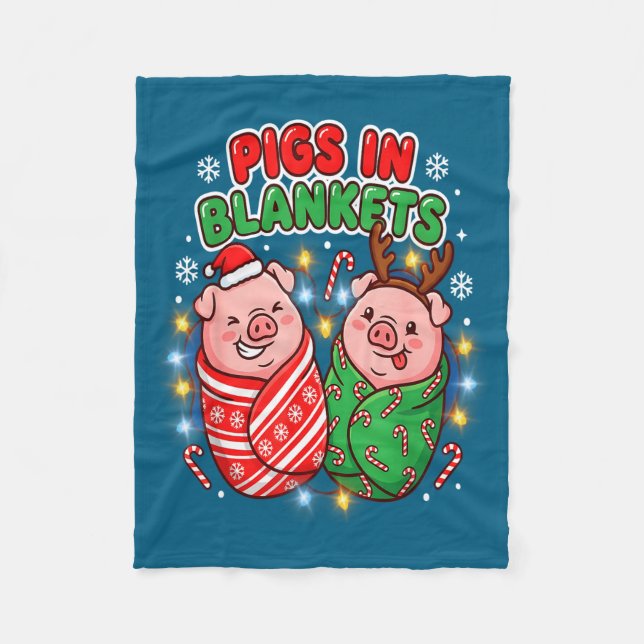 Funny Christmas Gs In Blankets Festive Food Pun  (Front)