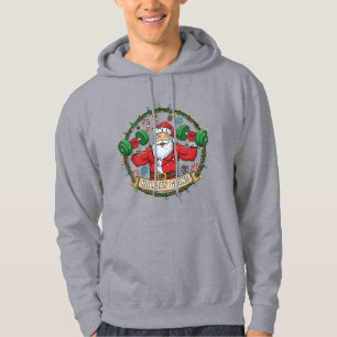 FUNNY CHRISTMAS GYM T-SHIRT  HOODIE