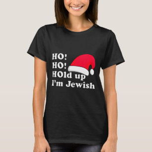 Funny Christmas Hat Design For Irreverent Jewish P T-Shirt