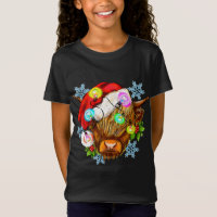 Funny Christmas Highland Cow, Western Christmas Li