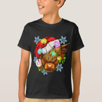 Funny Christmas Highland Cow, Western Christmas Li