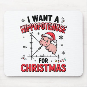 Funny Christmas Hiptamus Math Teacher Gift Ugly Sw Mouse Mat