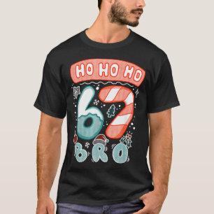 Funny Christmas Ho 67 Six Seven Meme Bro Cookie Ca T-Shirt