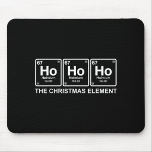 Funny Christmas Ho Ho Ho 67 Chemistry Science Peri Mouse Mat