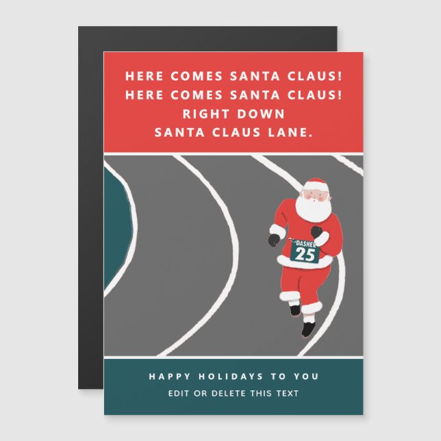 Funny Christmas Holiday Card (Front/Back)