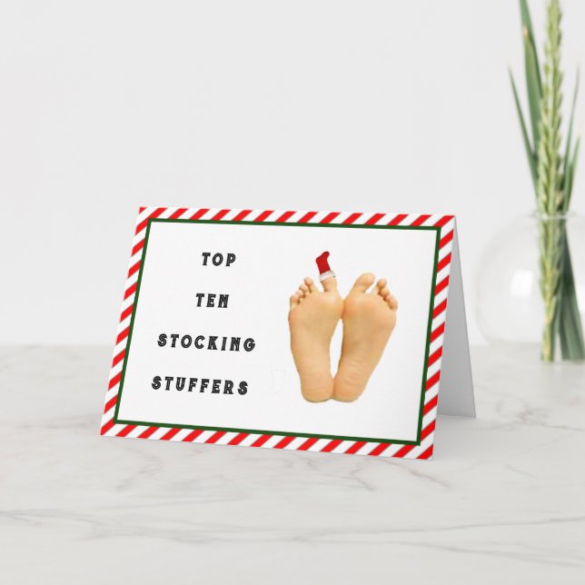 Funny Christmas Holiday Card (Front)