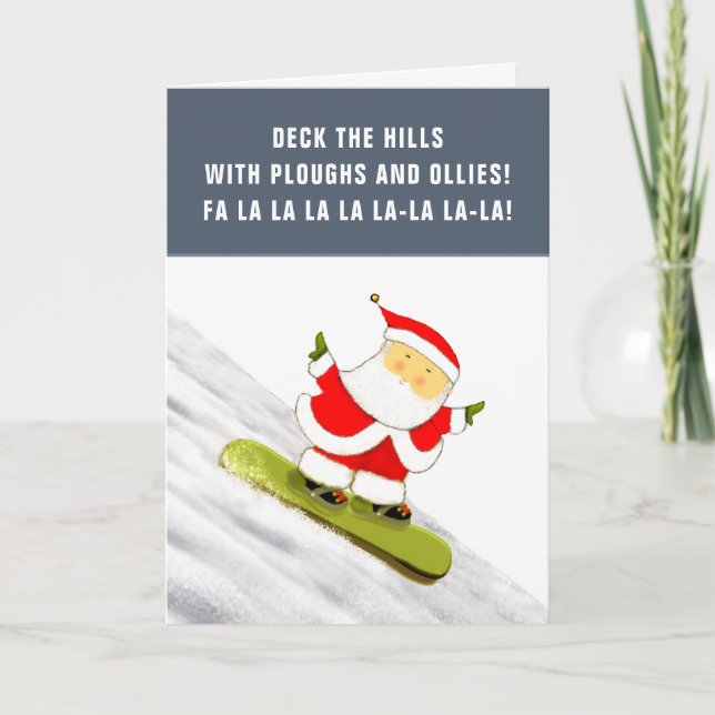 Funny Christmas Holiday Card (Front)