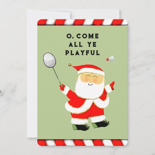Funny Christmas Holiday Card (Front)