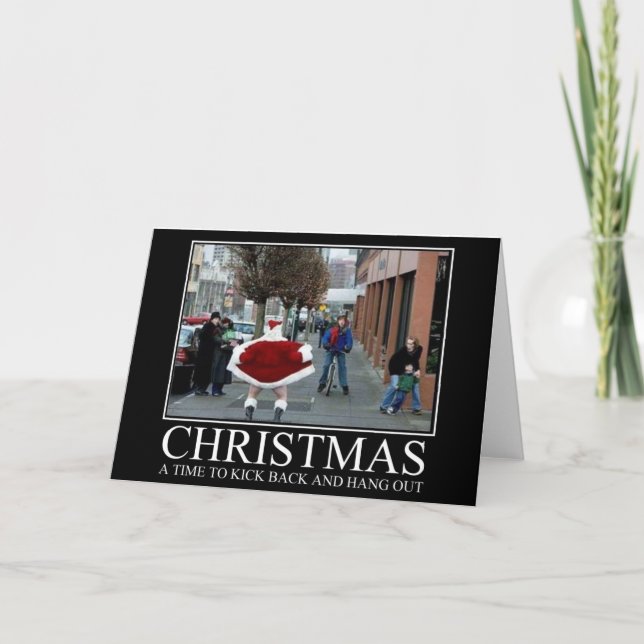 Funny Christmas Holiday Card (Front)