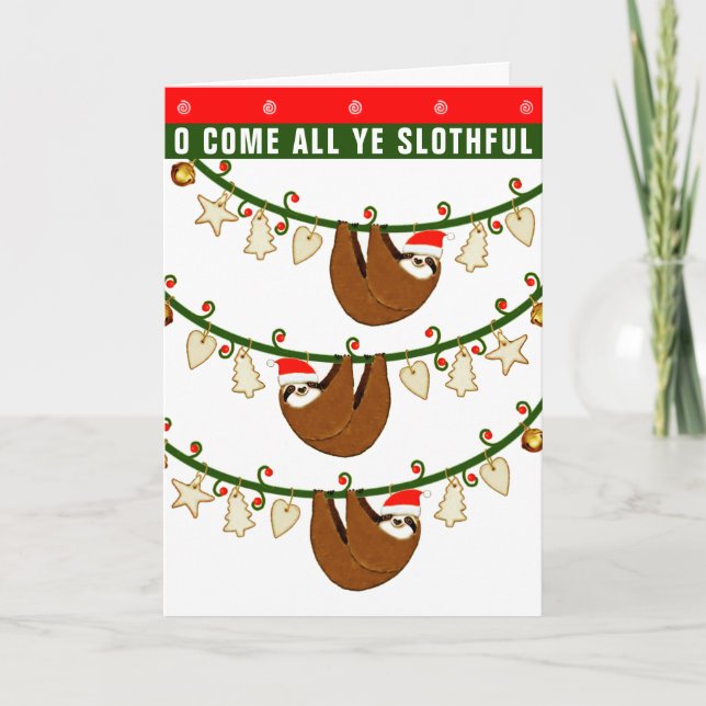 Funny Christmas Holiday Card (Front)