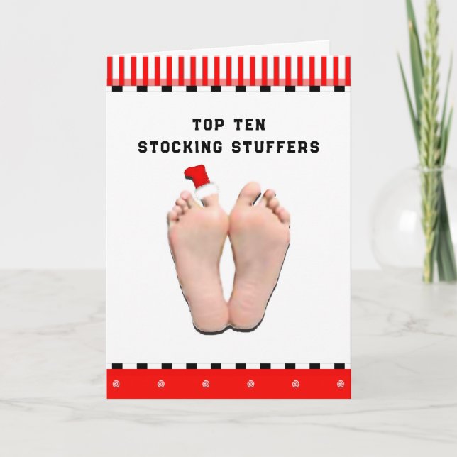 Funny Christmas Holiday Card (Front)