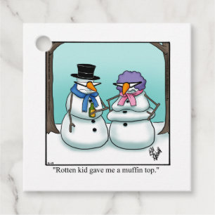 Funny Christmas Holiday Gift Tags