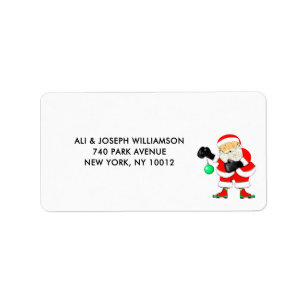 Funny Christmas Holiday Label