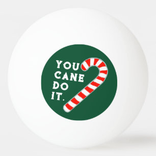 Funny Christmas Holiday Ping Pong Ball