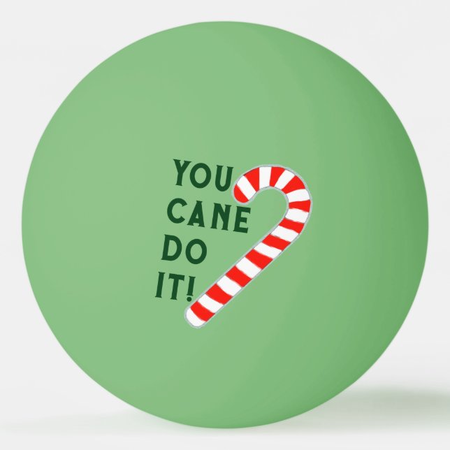 Funny Christmas Holiday Ping Pong Ball (Front)