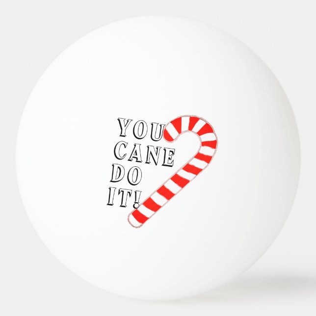 Funny Christmas Holiday Ping Pong Ball (Front)