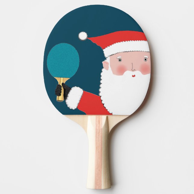 Funny Christmas Holiday Ping Pong Paddle (Front)