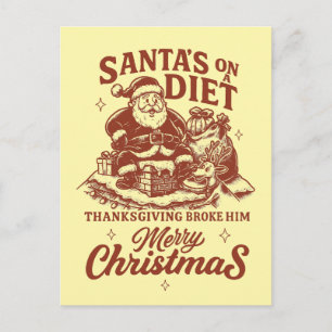 Funny Christmas Holiday Postcard