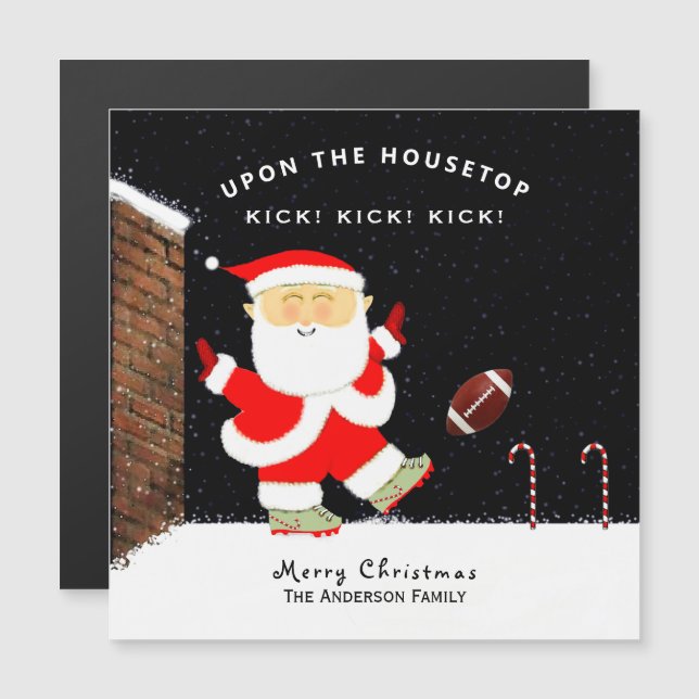 Funny Christmas Holiday Sports Cards (Front/Back)