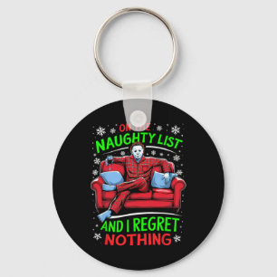 Funny Christmas Horror Movies Apparel Uni-adults B Key Ring