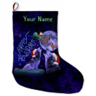 Funny Christmas Howlidays Wolf Pun Custom Name
