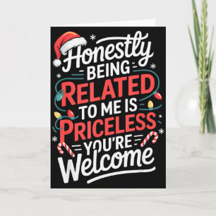 Funny Christmas Humor Pajama Xmas For Men Women Ki Card