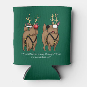 Funny Christmas Humour Can Cooler Gift