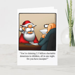 Funny Christmas Humour Greeting Card