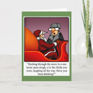Funny Christmas Humour Greeting Card
