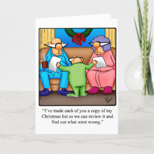 Funny Christmas Humour Greeting Card
