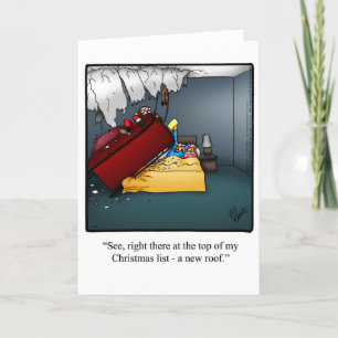 Funny Christmas Humour Greeting Card