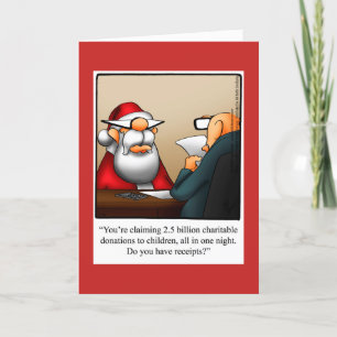 Funny Christmas Humour Greeting Card