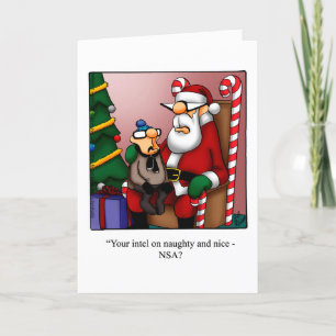 Funny Christmas Humour Greeting card