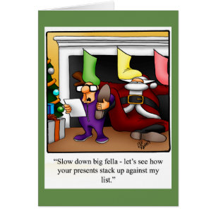 Funny Christmas Humour Greeting Card "Spectickles"