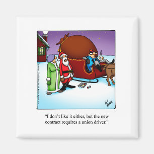 Funny Christmas Humour Magnet