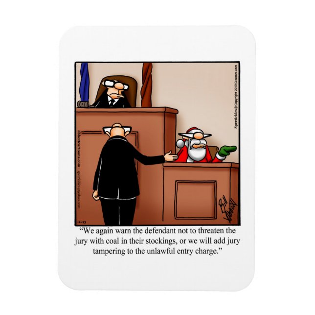 Funny Christmas  Humour Magnet Gift (Vertical)