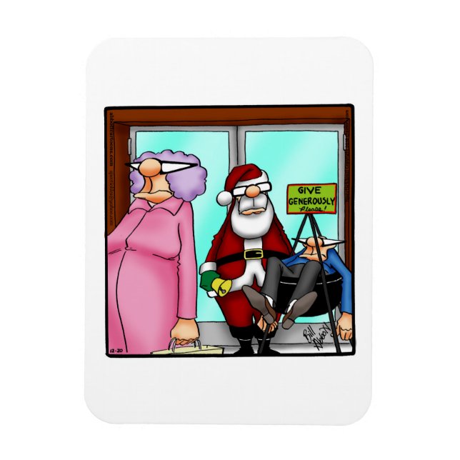 Funny Christmas  Humour Magnet Gift (Vertical)